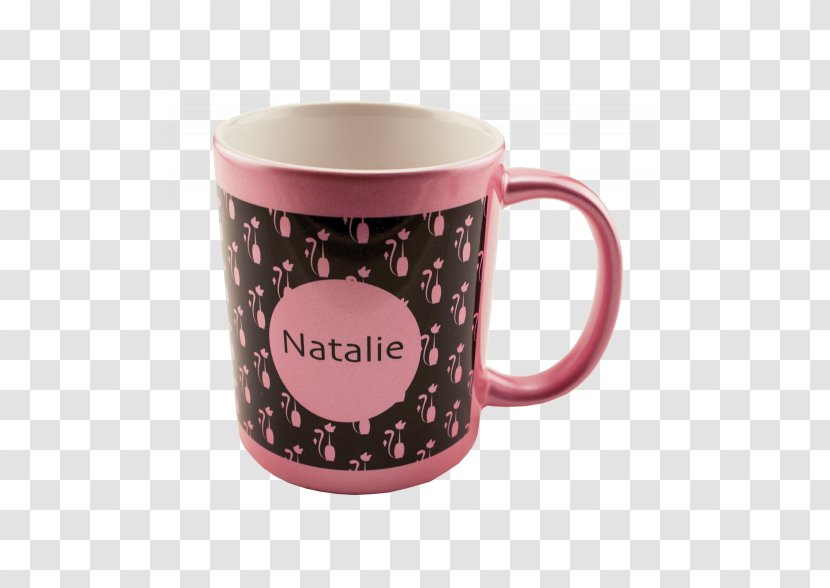 Coffee Cup Mug Pink M Transparent PNG