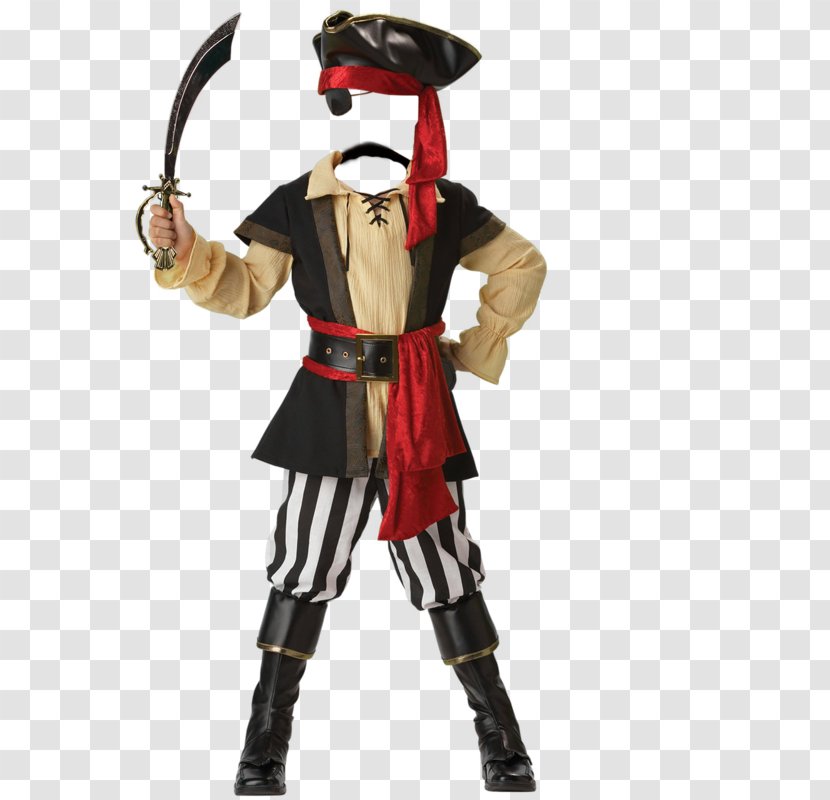 Halloween Costume Piracy Boy Child - Handsome Pirate Transparent PNG