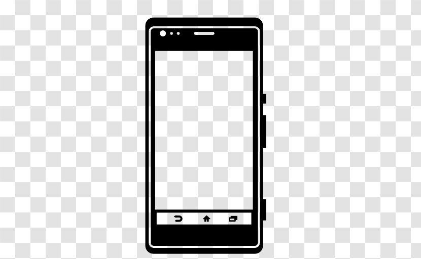 IPhone Telephone Vecteur Symbol - Mobile Phone Transparent PNG