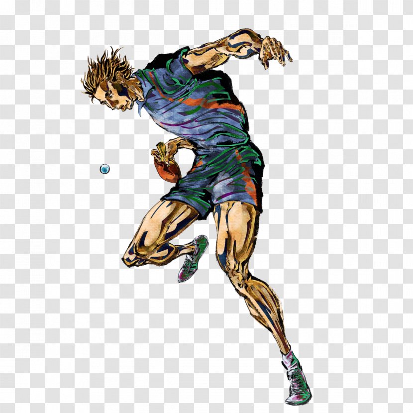 Table Tennis Athlete Computer File - Player - Players Transparent PNG