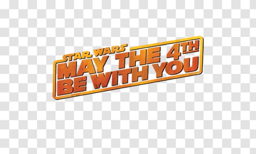 Star Wars Day May The Force Be With You 4 Logo - Text Transparent PNG