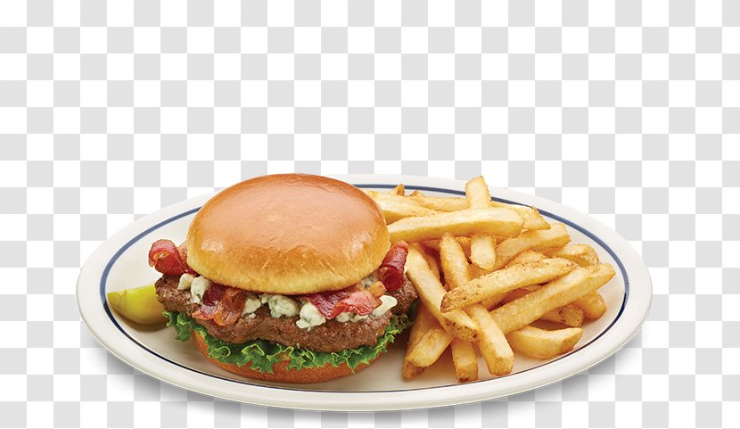 French Fries Breakfast Sandwich Full Cheeseburger Buffalo Burger - Fast Food Restaurant - Steamed Stuffed Bun Transparent PNG