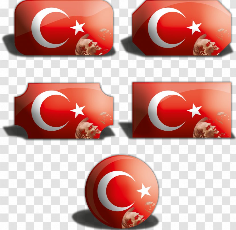 Flag Of Turkey Logo Painting Transparent PNG