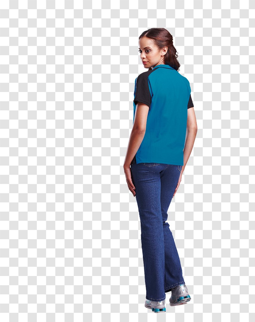 Jeans T-shirt Shoulder Outerwear Sleeve - T Shirt Transparent PNG