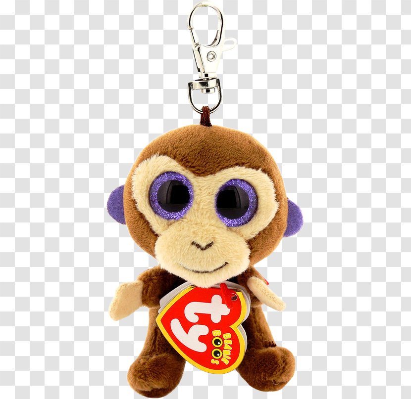Stuffed Animals & Cuddly Toys Plush Monkey Material Key Chains - Beanie Boo Transparent PNG