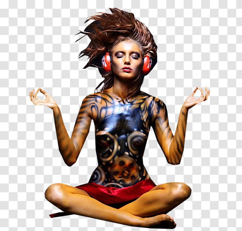Paper Body Painting Human Transparent PNG