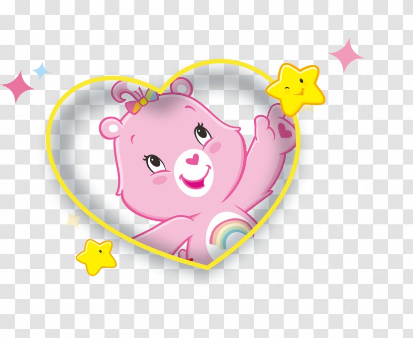 Pink Cartoon - Frame - Bear Transparent PNG