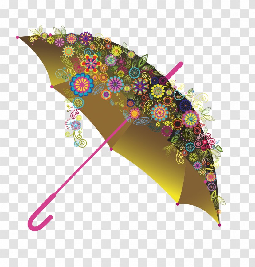 Flower Icon - Umbrella - Vector Princess Transparent PNG