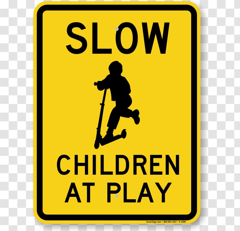 Slow Children At Play Traffic Sign - Brand - Pictures Of Transparent PNG