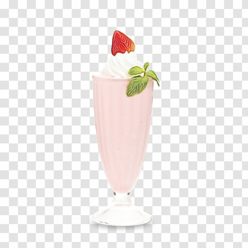 Milkshake - Batida - Strawberry Cocktail Transparent PNG