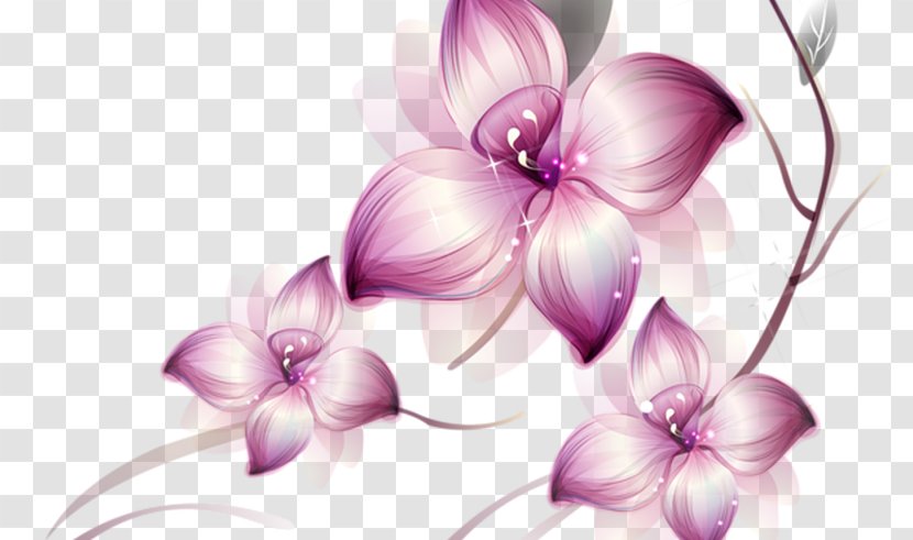 Pink Flowers Clip Art - Flower - Hand-painted Vegetable Transparent PNG