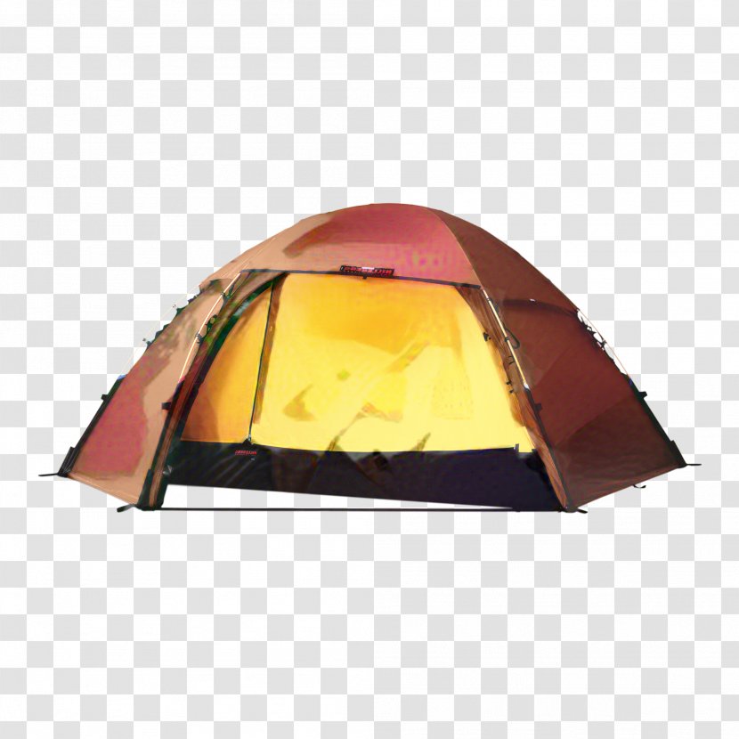 Tent Cartoon Yellow Shade Camping Transparent Png