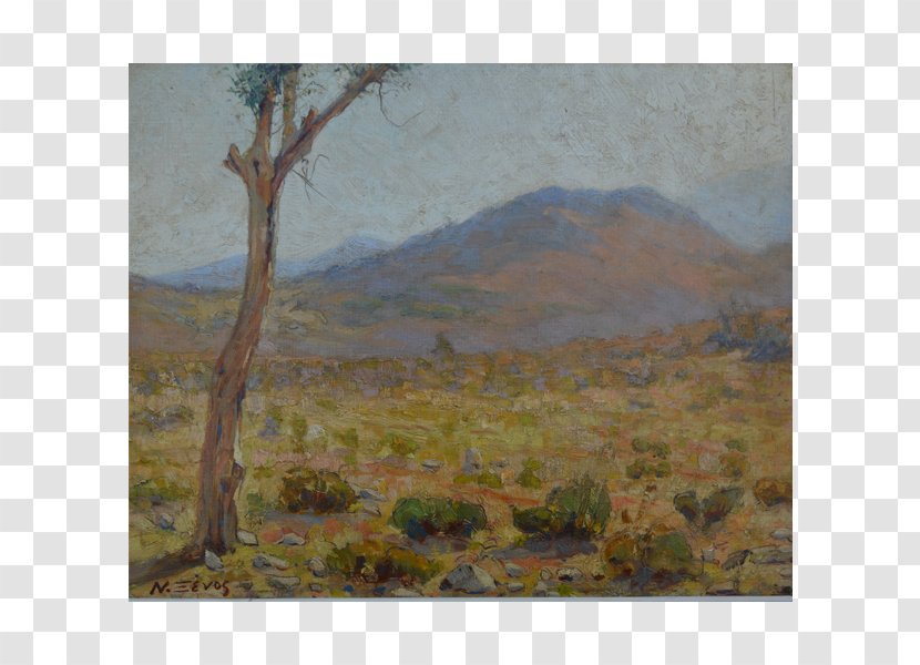 Watercolor Painting Shrubland Tundra Steppe National Park - Paint Transparent PNG
