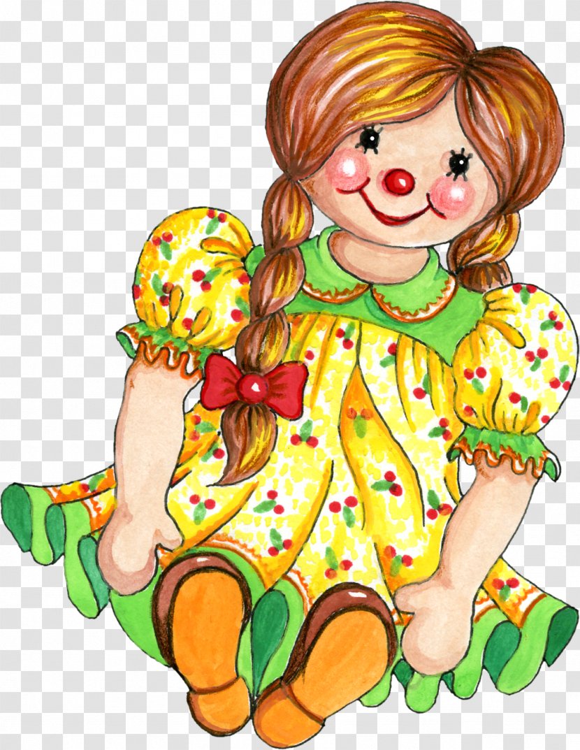 Rag Doll Toy Clip Art - Free Content - Cliparts Transparent PNG