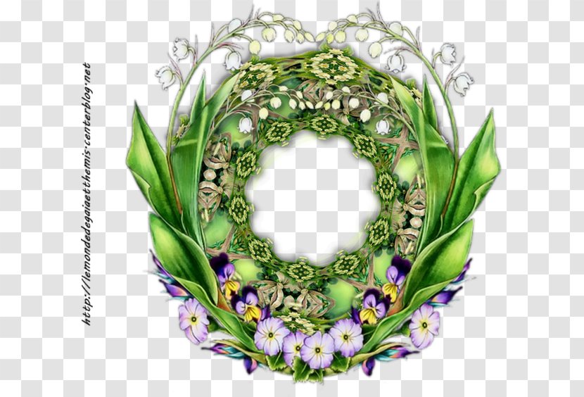 Floral Design Wreath Douchegordijn Flower Lily Of The Valley - Lilium Transparent PNG