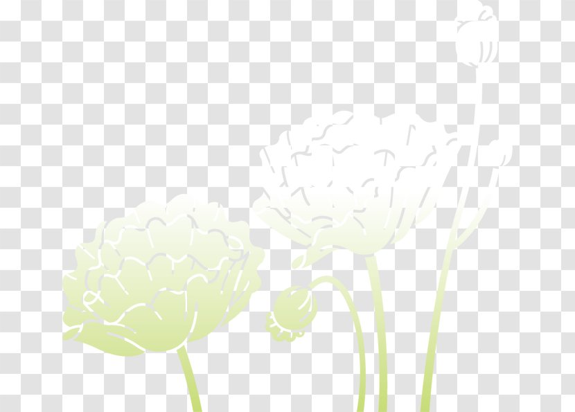 Petal Flowering Plant Stem Computer Wallpaper - Cartoon Painted Lotus Transparent PNG