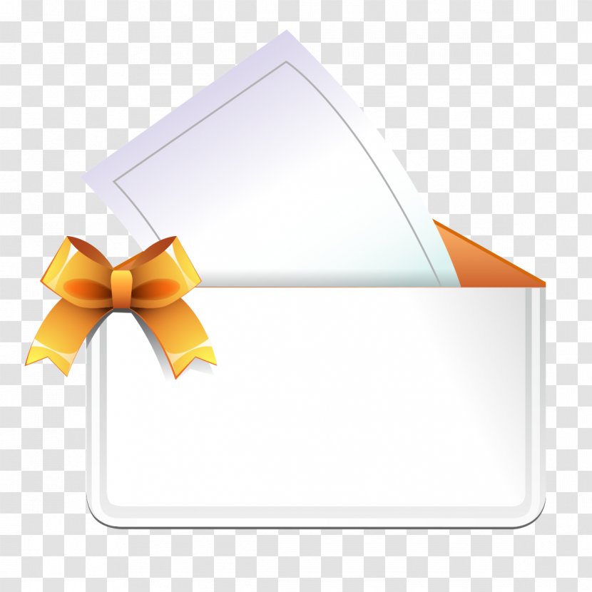 Paper Envelope Gratis - Orange - Simple Envelopes Transparent PNG