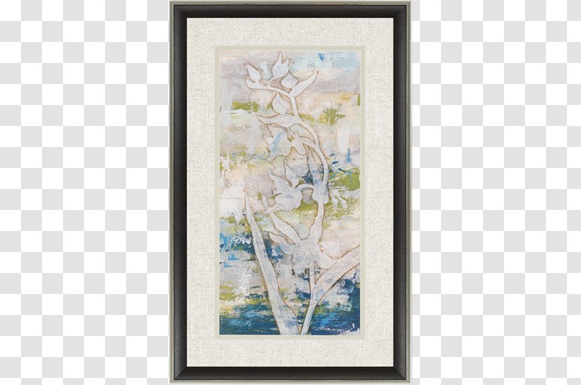 Floral Design Picture Frames Watercolor Painting Acrylic Paint Printing - Poly - Gossamer Transparent PNG