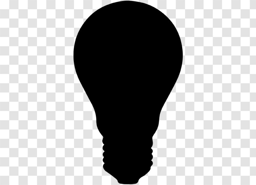 Incandescent Light Bulb Stock.xchng - Blackandwhite - Silhouette Transparent PNG