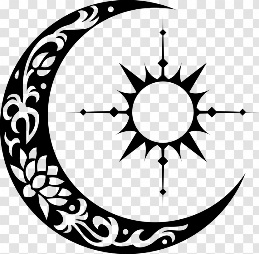 Tattoo Artist Moon Crescent Wall Decal - Human Back Transparent PNG