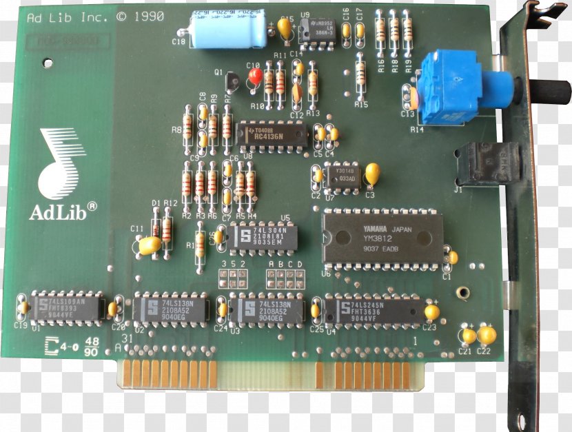 Sound Cards & Audio Adapters Microcontroller Ad Lib, Inc. TV Tuner Synthesizers - Flower - 1990s Transparent PNG