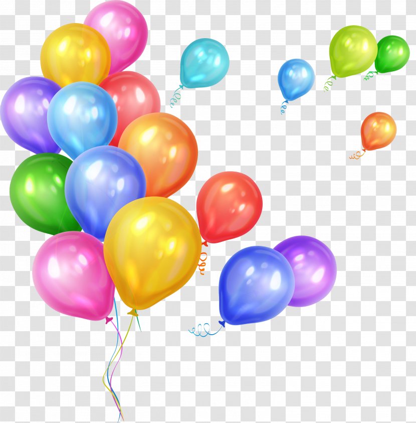 Gas Balloon Party Birthday - Colorful Dream Transparent PNG