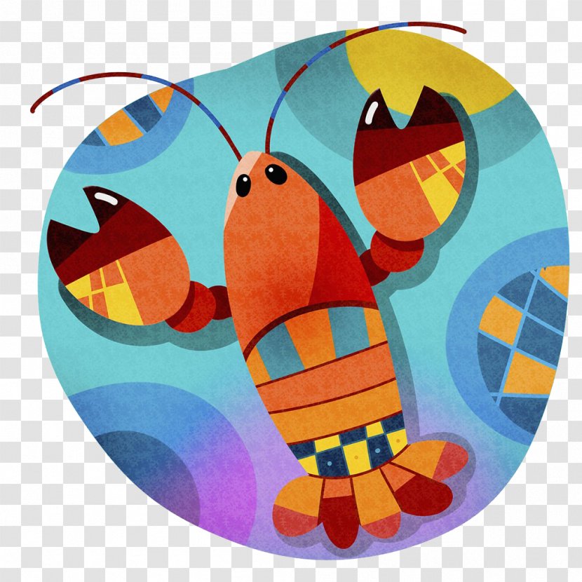 Lobster Shrimp Illustration - Butterfly - Abstract Illustrator Transparent PNG