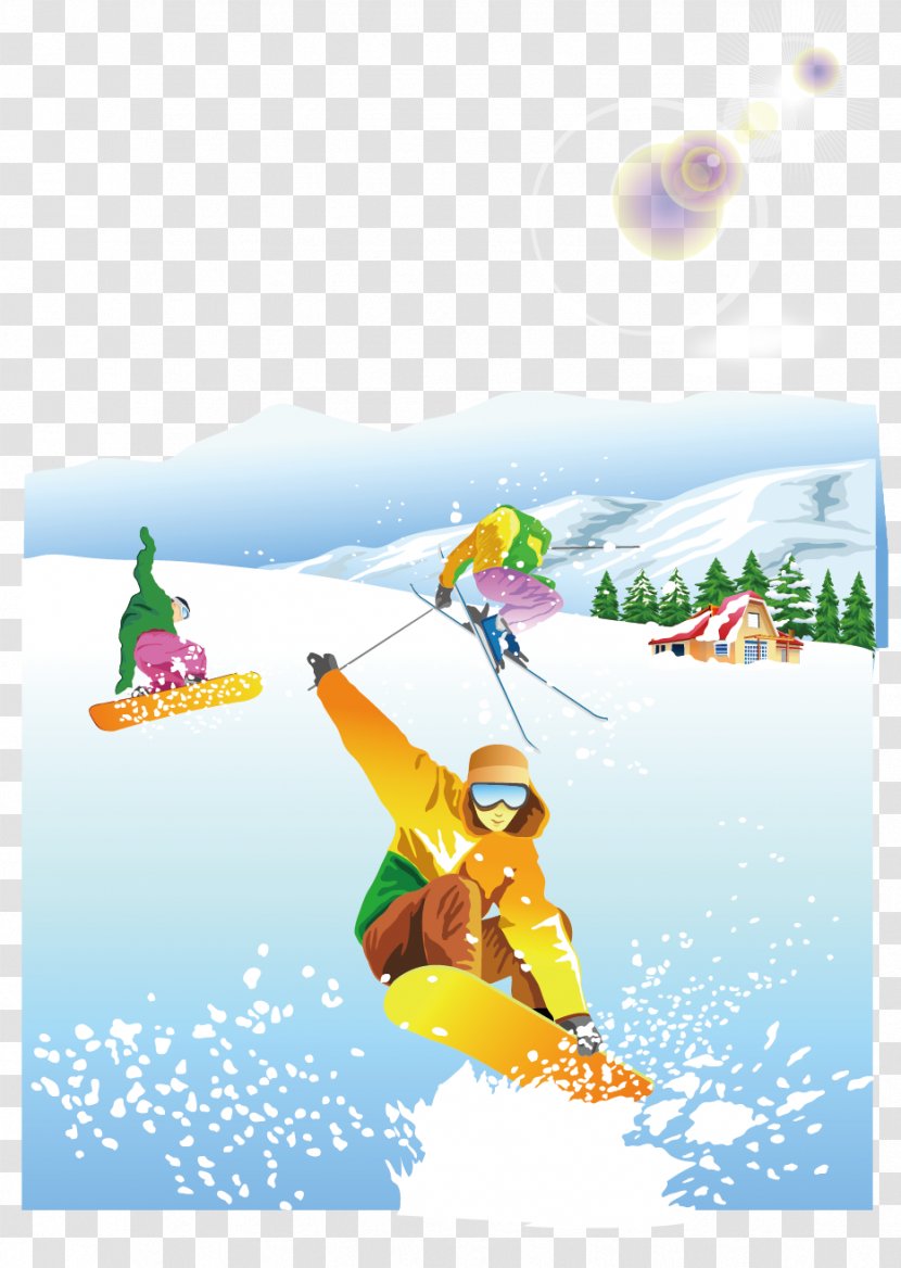 Skiing Snow Sport - Model Sheet - Ski Winter Tourism Creatives Transparent PNG
