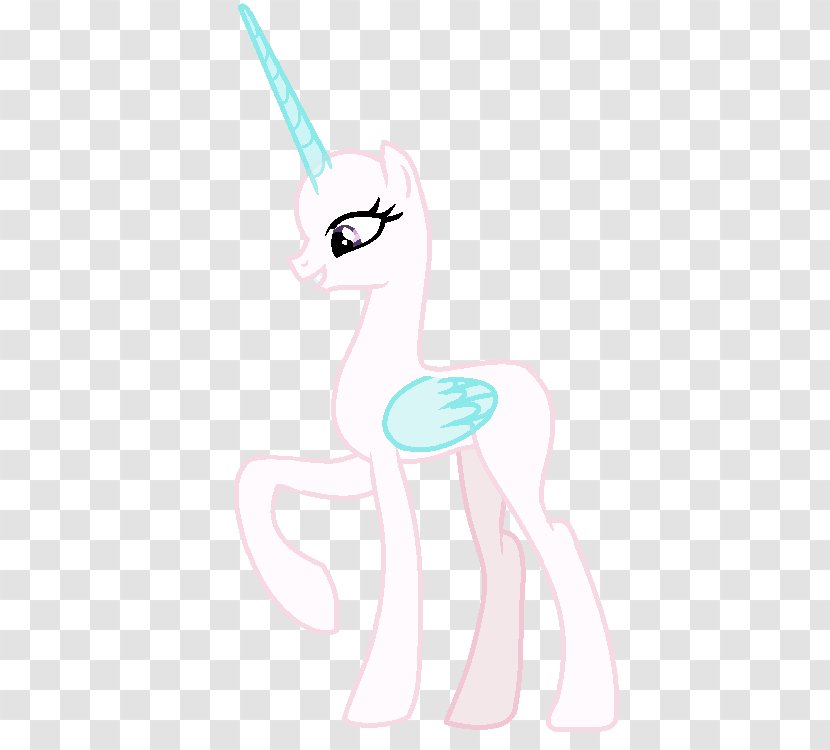 Pony Horse Unicorn Sketch - Heart - My Little Princess Base Transparent PNG