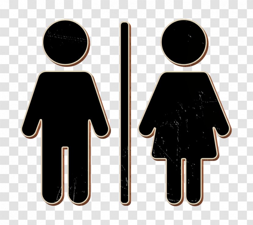 Toilet Icon In The Mall Man - Gesture - Symbol Transparent PNG