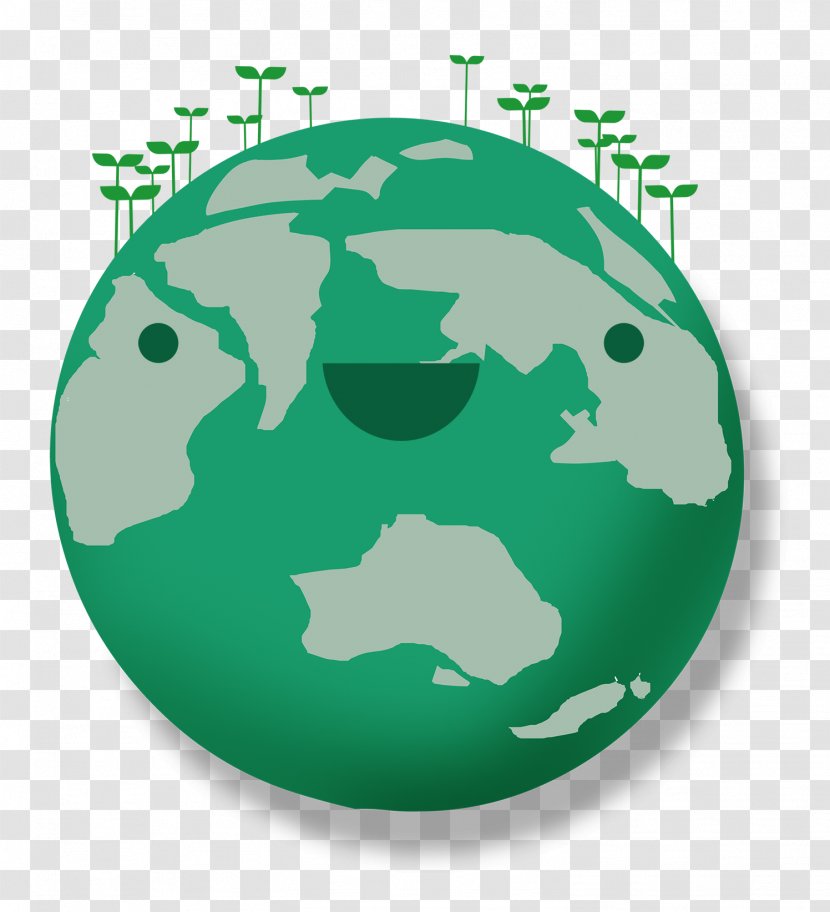 Earth Environmental Protection Poster Illustration - Planet - Green Transparent PNG