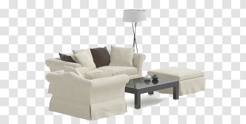 Sofa Bed Couch Linen - Loveseat - Textured Transparent PNG