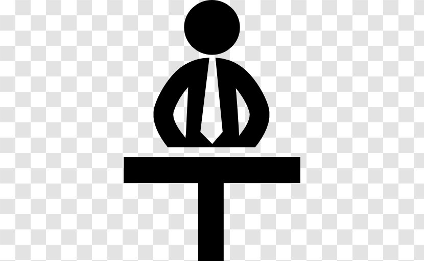 Table Businessperson - Black And White - People Transparent PNG