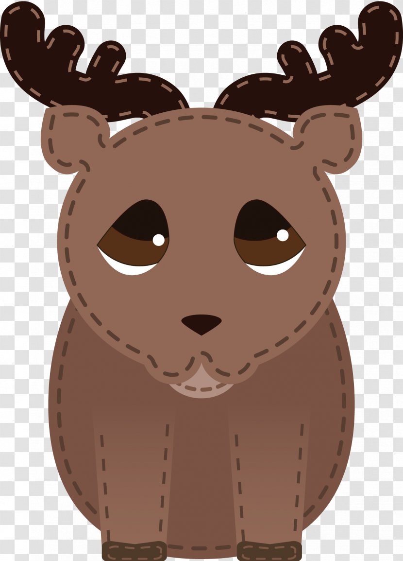 Reindeer Antler Cartoon Snout - Mammal Transparent PNG