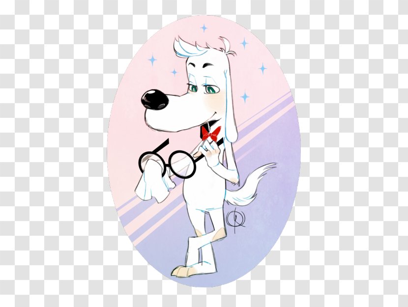 Mr. Peabody Dog Character Film Fan Art - Heart Transparent PNG