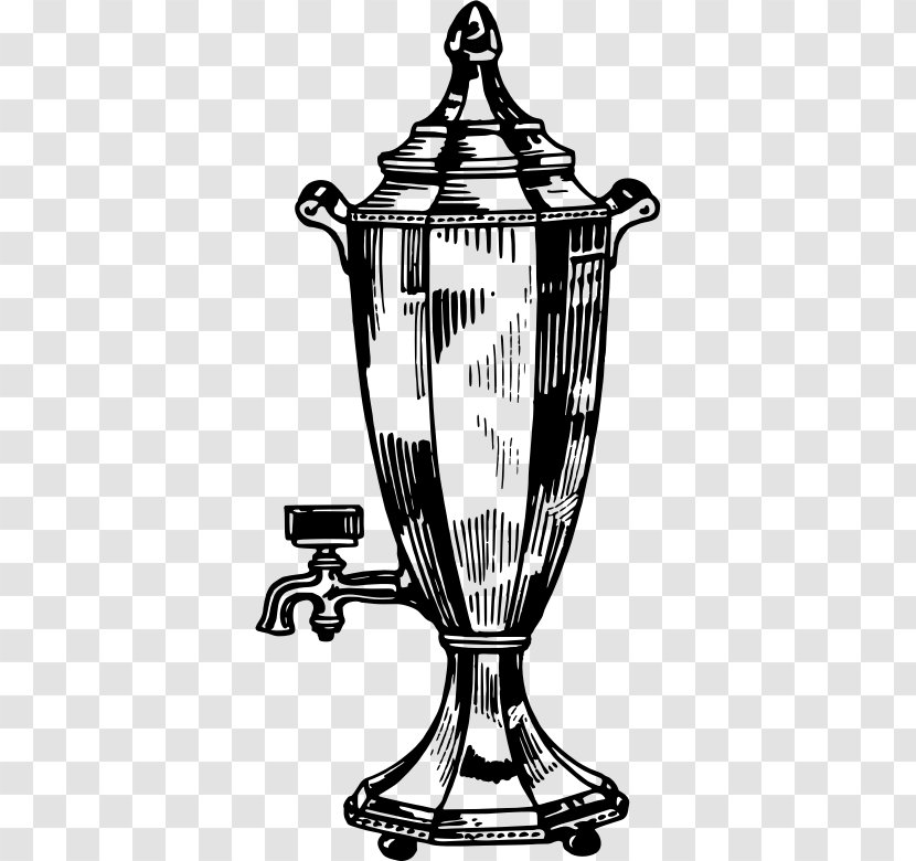 Urn Black And White Clip Art - Cup - Vase Transparent PNG