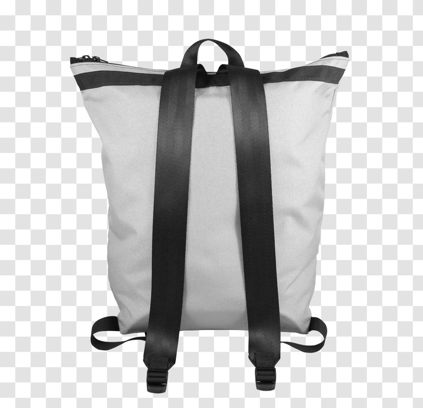 Handbag White - Black - Cloth Bag Transparent PNG