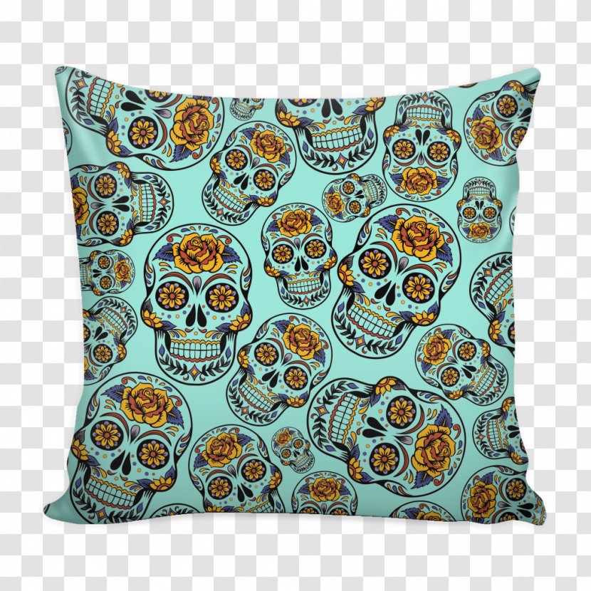 Throw Pillows Cushion Mexico Halloween Costume - Day Of The Dead - Dia De Los Muertos Transparent PNG