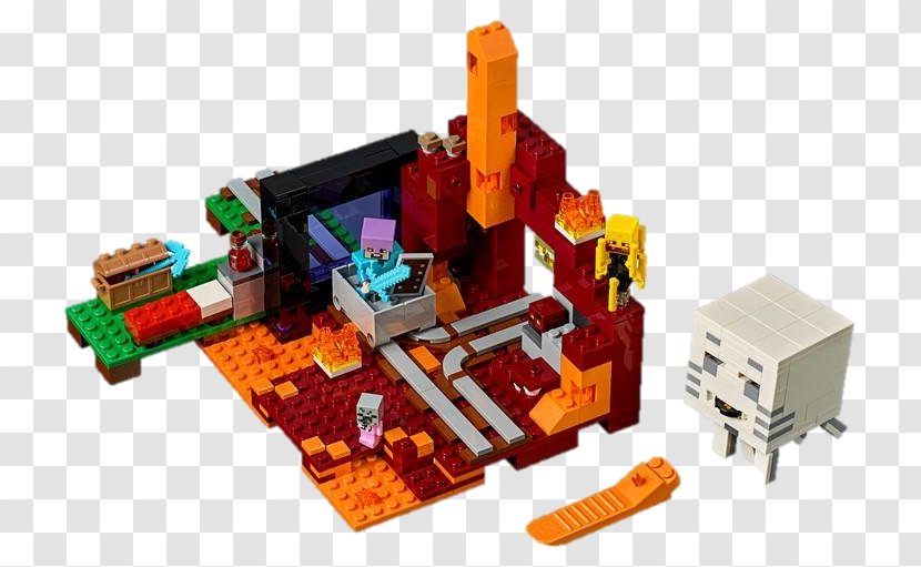LEGO Minecraft The Nether Portal Hamleys Toy - Smyths Transparent PNG