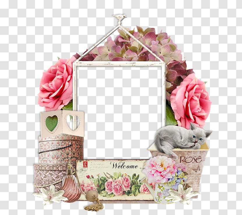 Picture Frame - Mirror - Rectangle Flower Transparent PNG