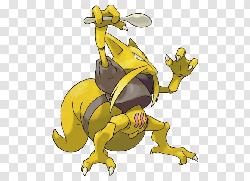 Pokémon Red And Blue GO Kadabra Alakazam - Cartoon - Pokemon Go Transparent PNG