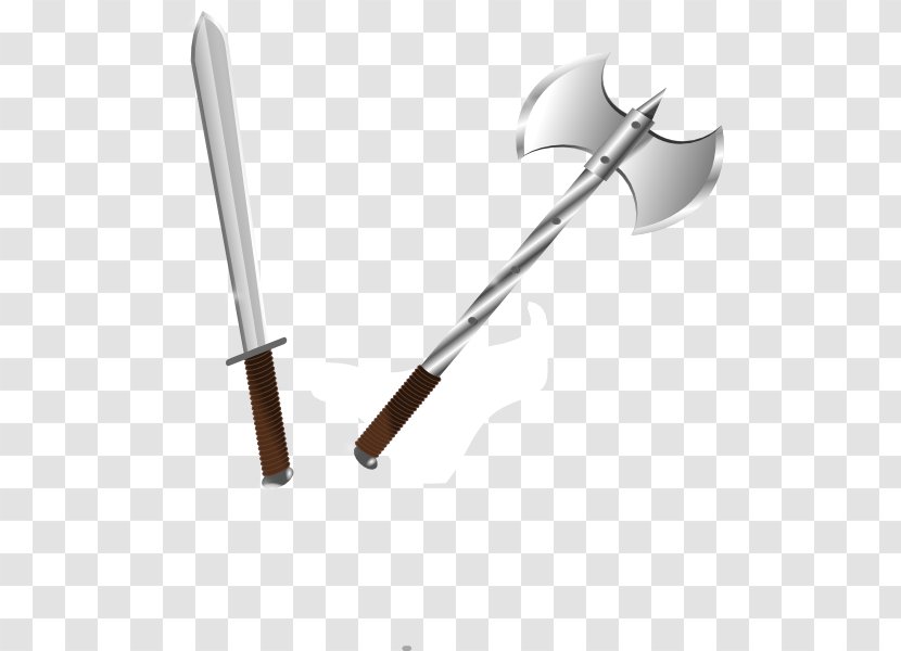 Battle Axe Weapon Sword Clip Art Transparent PNG