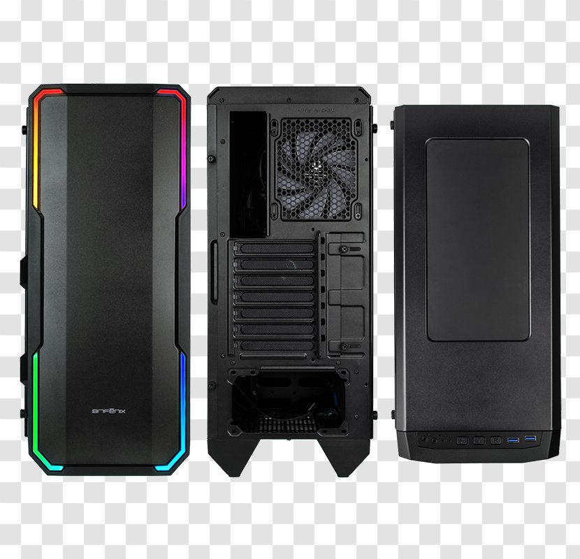Computer Cases & Housings MicroATX RGB Color Model Mini-ITX - Lian Li - Enso Transparent PNG