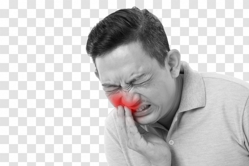 Toothache Pain Mouthwash Gums - Chin Transparent PNG