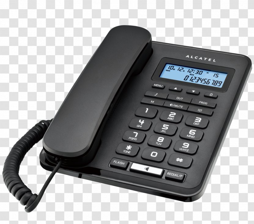 Home & Business Phones Alcatel Mobile Cordless Telephone Digital Enhanced Telecommunications - Technology - Plantronics Practica T50 Transparent PNG