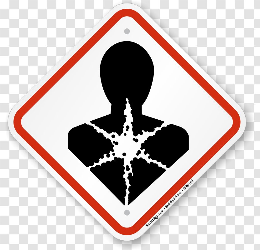 Hazard Symbol Globally Harmonized System Of Classification And Labelling Chemicals GHS Pictograms Health - Occupational Safety - Sign Images Transparent PNG