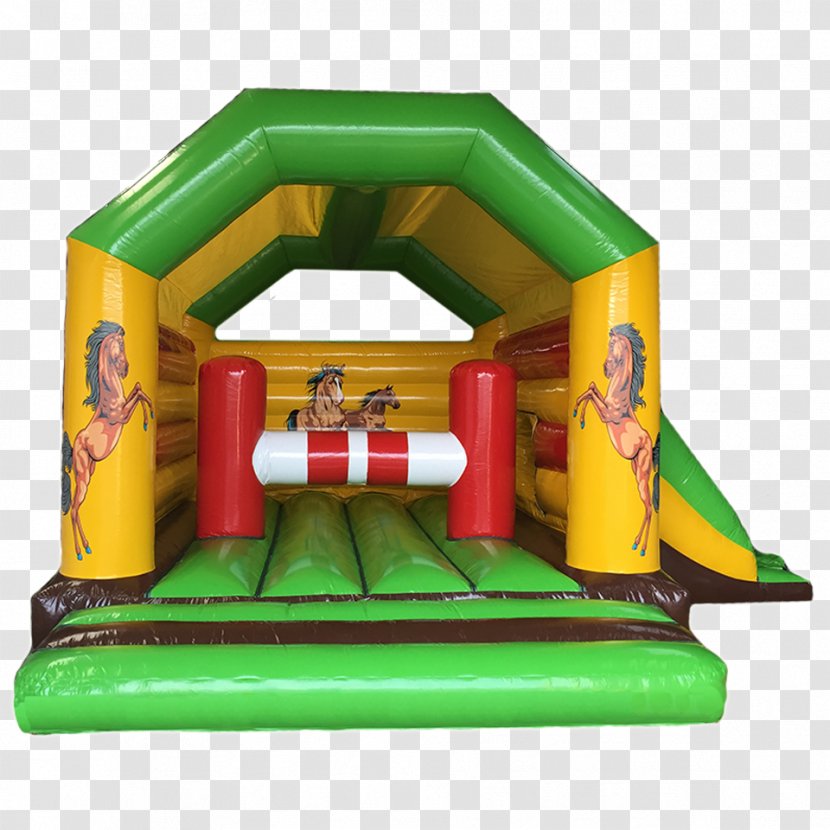 Inflatable Bouncers Horse Game Playground Slide - Pretty Girls Transparent PNG
