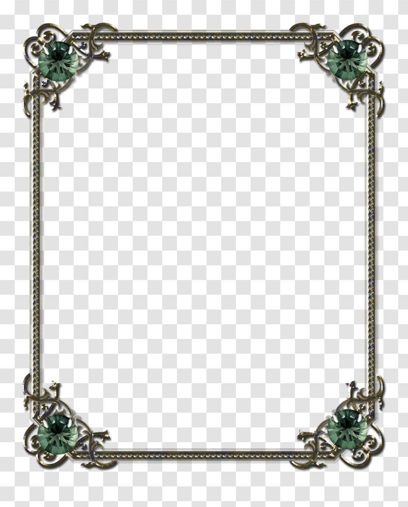 Picture Frames Clip Art - Body Jewelry - Border Wedding Transparent PNG