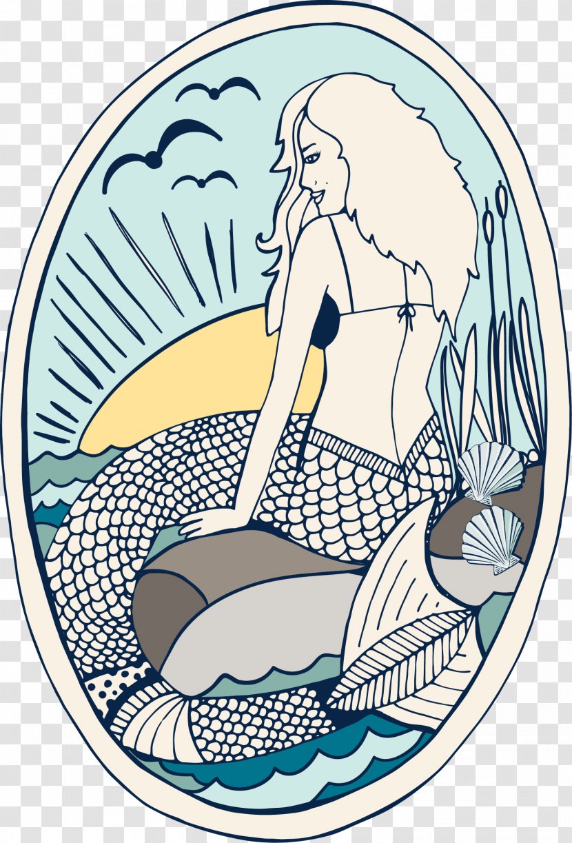 Art Mermaid - Work Of - Flippers Transparent PNG