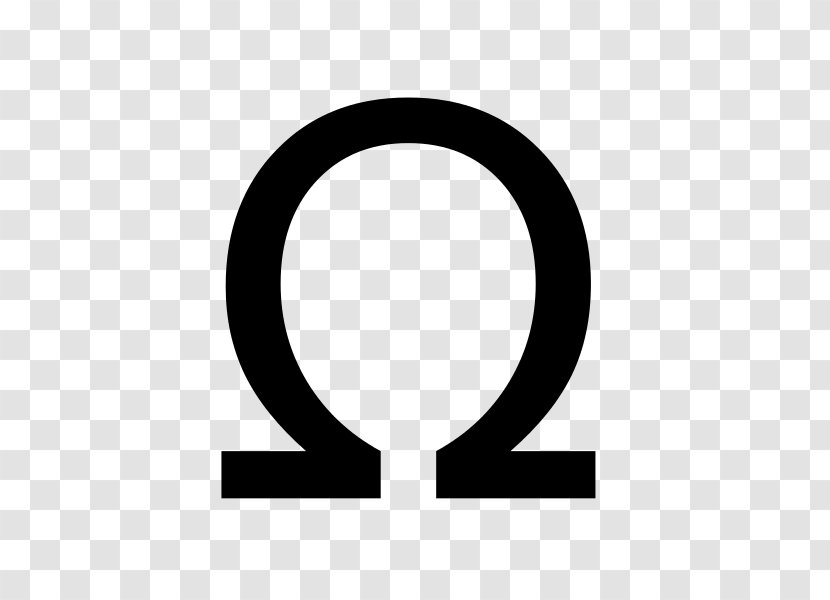 Greek Alphabet Letter Omega - Symbol Transparent PNG